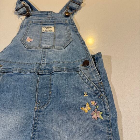 OshKosh B'gosh Toddler Girl 5T Denim Overalls - Picture 2 of 5